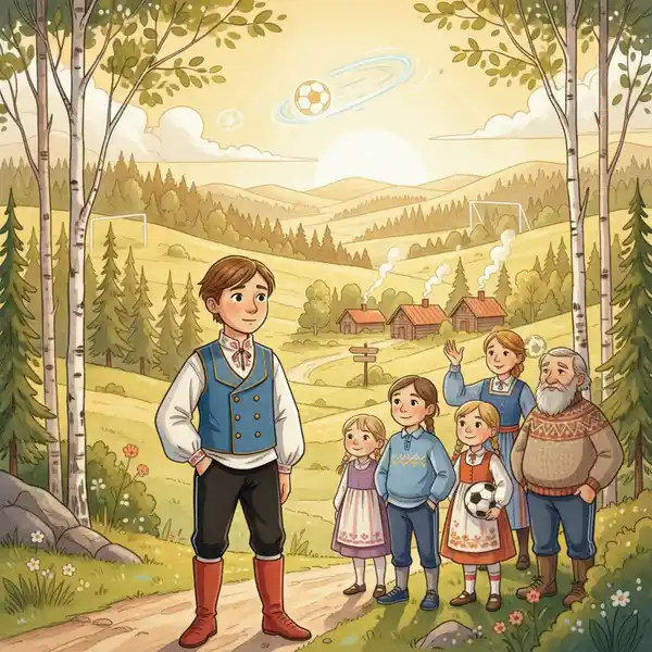 Kuvitus tarinasta: Pikku pelaajan suuri unelma (kappale 37)